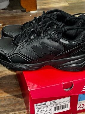 New Balance Shoes Womens 10.5 Black 624 Cross Training New w/Box WX624AB2